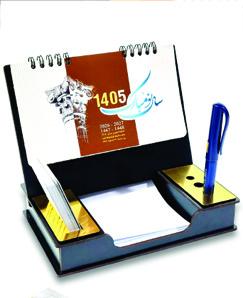 تقویم رومیزی چوبی یادداشت دار جاکارتی کد S2