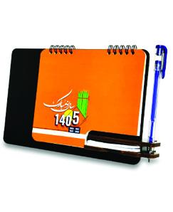 تقویم رومیزی چوبی یادداشت دارکشویی3 کد S11